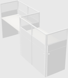 Rectangular cubicles