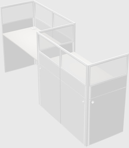 Rectangular cubicles