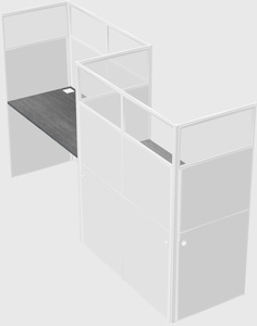 Rectangular cubicles