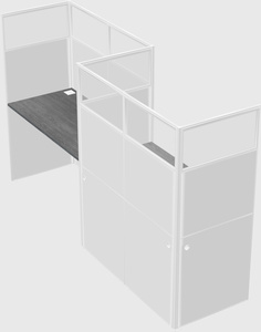 Rectangular cubicles