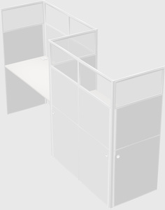 Rectangular cubicles