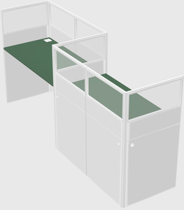 Rectangular cubicles