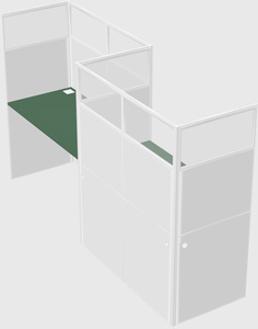 Rectangular cubicles