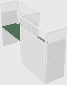Rectangular cubicles