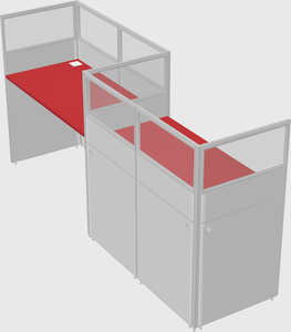 Rectangular cubicles