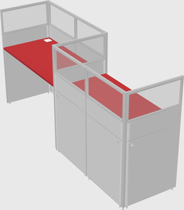 Rectangular cubicles