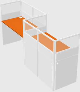 Rectangular cubicles