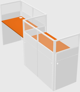 Rectangular cubicles