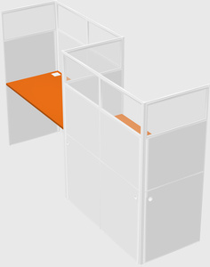 Rectangular cubicles