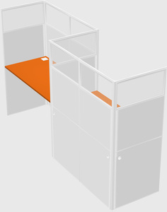 Rectangular cubicles