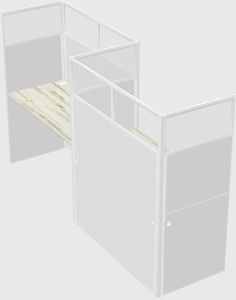 Rectangular cubicles