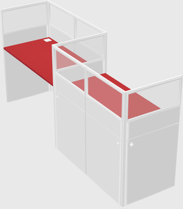Rectangular cubicles