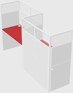 Rectangular cubicles