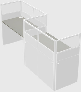 Rectangular cubicles