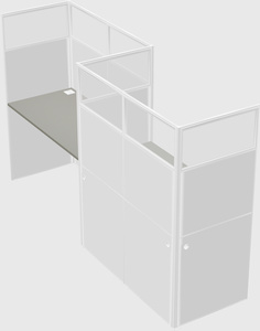 Rectangular cubicles