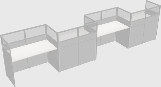 Rectangular cubicles