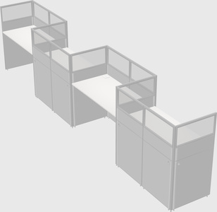 Rectangular cubicles