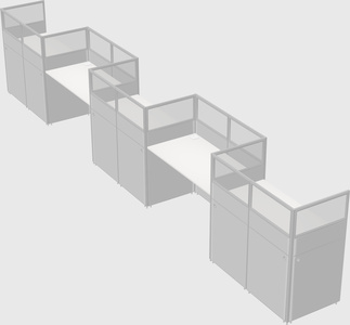 Rectangular cubicles