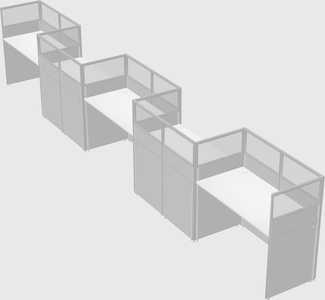 Rectangular cubicles