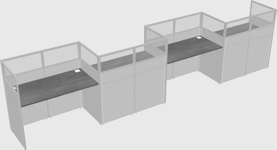 Rectangular cubicles