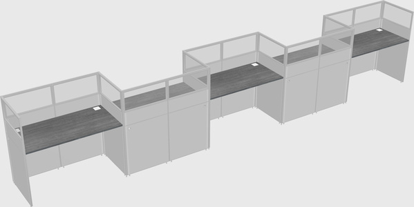 Rectangular cubicles
