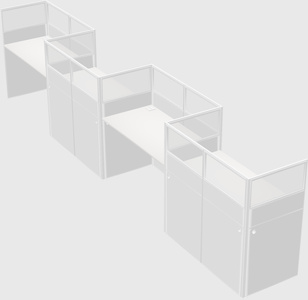Rectangular cubicles