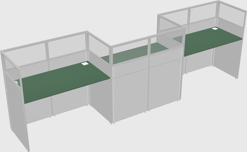 Rectangular cubicles