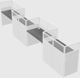 Rectangular cubicles