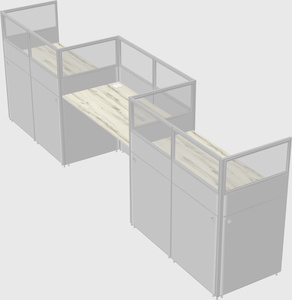 Rectangular cubicles
