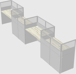 Rectangular cubicles