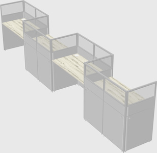 Rectangular cubicles