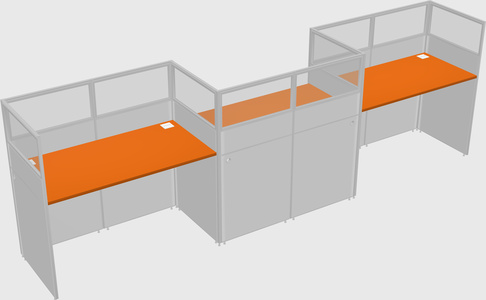 Rectangular cubicles