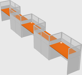 Rectangular cubicles
