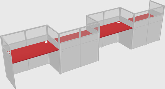 Rectangular cubicles
