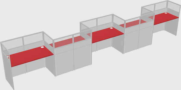 Rectangular cubicles