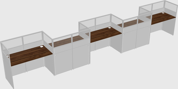 Rectangular cubicles