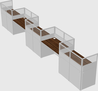Rectangular cubicles