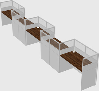 Rectangular cubicles