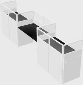 Rectangular cubicles