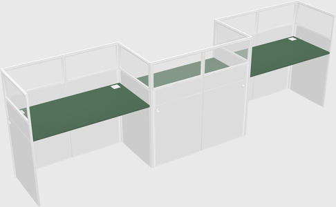 Rectangular cubicles