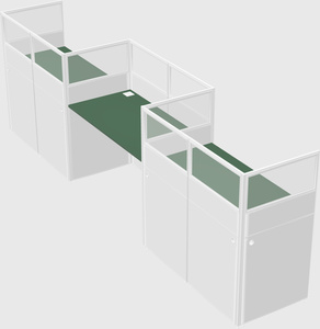 Rectangular cubicles