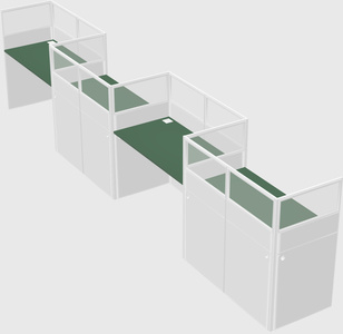 Rectangular cubicles