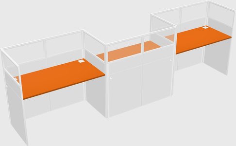 Rectangular cubicles