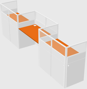 Rectangular cubicles
