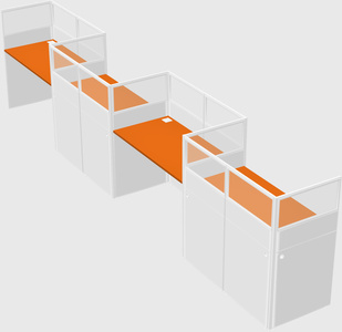 Rectangular cubicles