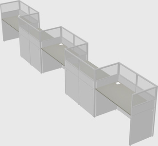 Rectangular cubicles