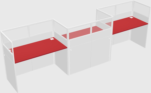 Rectangular cubicles