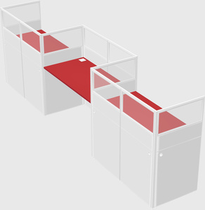 Rectangular cubicles