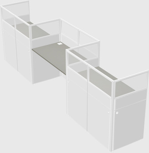 Rectangular cubicles