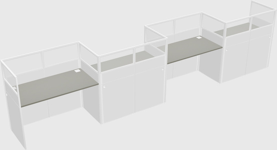 Rectangular cubicles